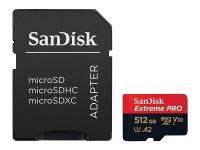 Карта памяти 512Gb SanDisk Extreme Pro microSDXC Class 10 UHS-I U3 V30 A2