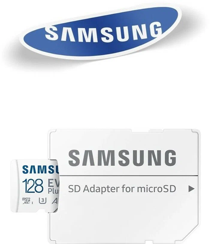 Карта памяти Samsung microSDXC 128 ГБ Class 10, V30, A2, UHS-I U3, R 130 МБ/с, адаптер на SD