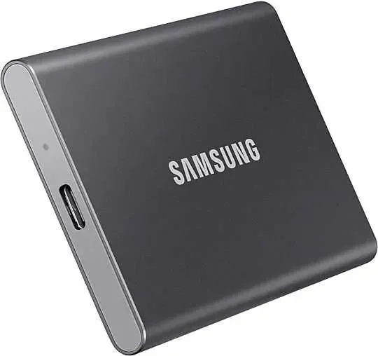 Внешний диск SSD Samsung T7 MU-PC2T0T/WW, 2ТБ, черный