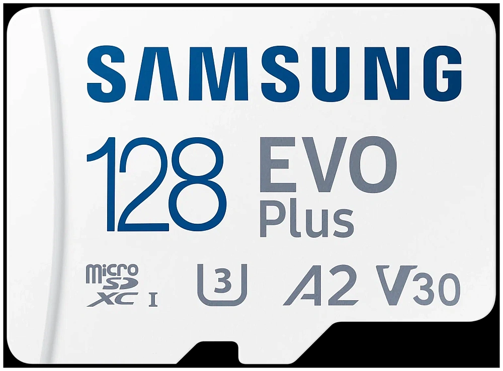 Карта памяти Samsung microSDXC 128 ГБ Class 10, V30, A2, UHS-I U3, R 130 МБ/с, адаптер на SD
