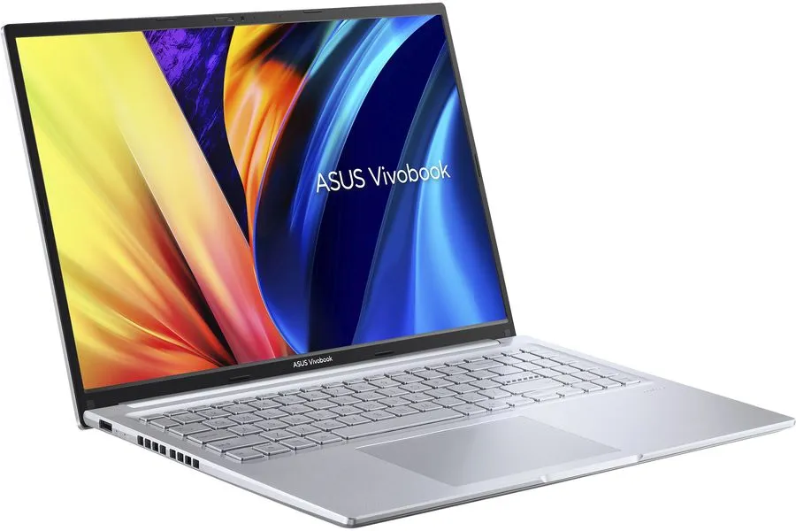 Ноутбук ASUS VivoBook 16X M1603QA, 16", IPS, AMD Ryzen 7 5800H 3.2ГГц, 8-ядерный, 16ГБ DDR4, 512ГБ SSD, AMD Radeon, серебристый [90NB0Y82-M00260]