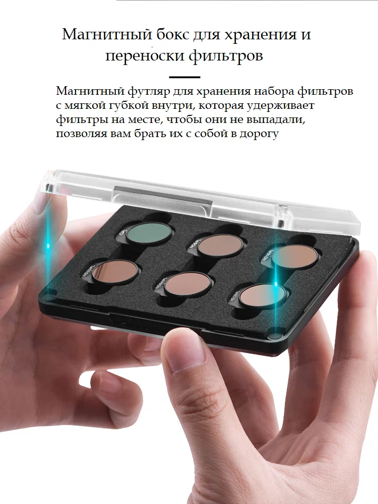 Оптический фильтр MyPads UV CPL ND8PL ND16PL ND32PL ND64PL для квадрокоптера DJI MINI 3 / DJI MINI 3 Pro