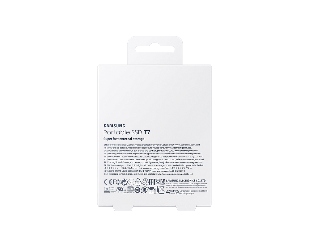 Портативный SSD USB 3.2 T7 1ТБ MU-PC1T0H (Синий)