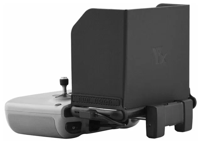 Солнцезащитный козырек смартфона для пульта квадрокоптера DJI Mavic 3 / Air 2 / Air 2S / Mini 2. Размер L.