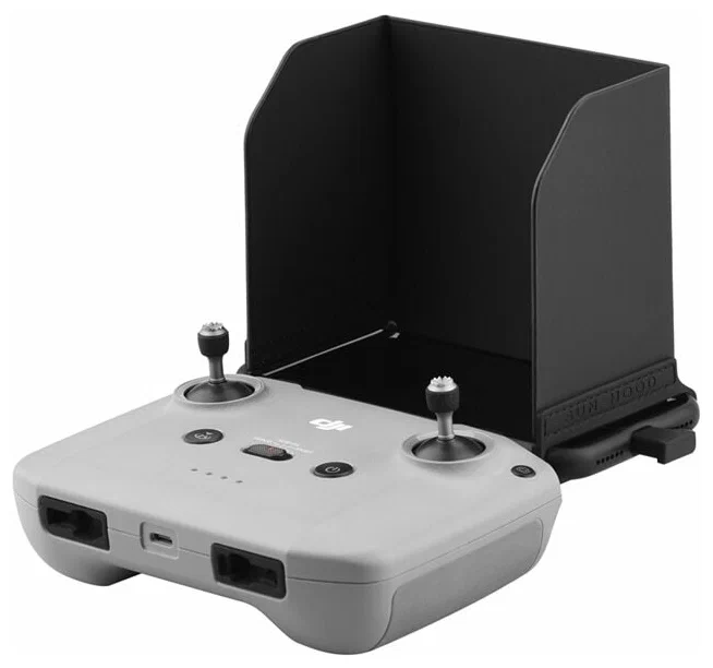 Солнцезащитный козырек смартфона для пульта квадрокоптера DJI Mavic 3 / Air 2 / Air 2S / Mini 2. Размер L.