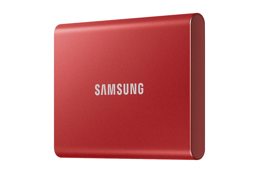 Портативный SSD USB 3.2 T7 1ТБ MU-PC1T0H (Красный)